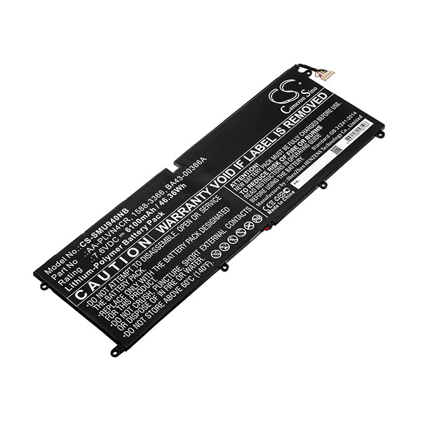 Cameron Sino Smu940Nb 6100Mah Battery For Samsung Notebook Laptop