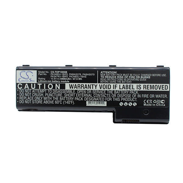 Cameron Sino Top100Nb 4400Mah Battery For Toshiba Notebook Laptop