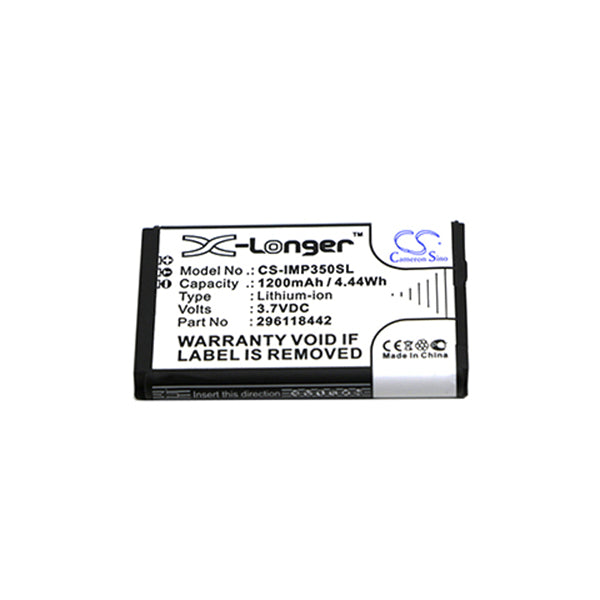 Cameron Sino Imp350Sl 1200Mah Battery For Ingenico Payment Terminal