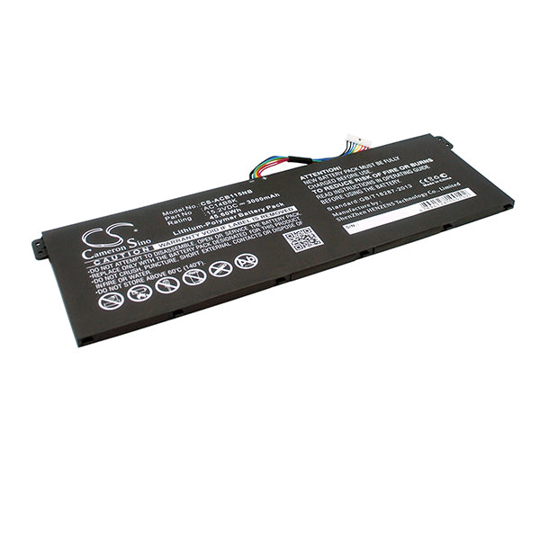 Cameron Sino Acb115Nb 3000Mah Battery Acer Gateway Packard Bell Laptop