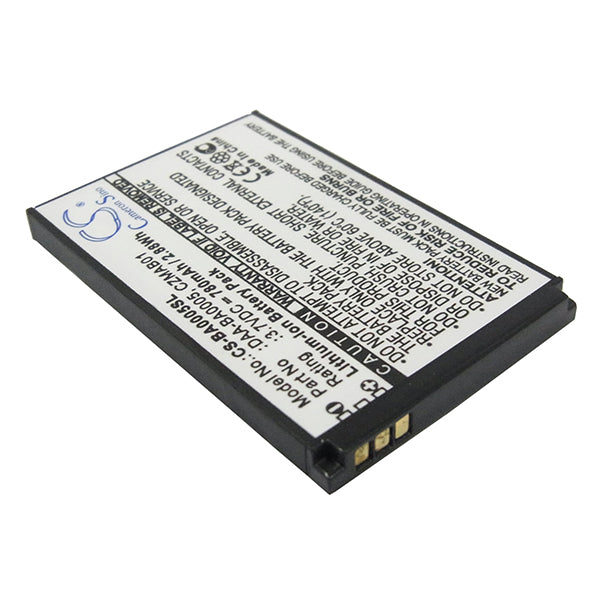Cameron Sino Ba0005Sl 780Mah Battery For Creative Media Player