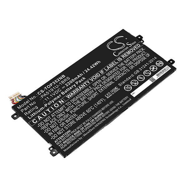 Cameron Sino Top352Nb 2200Mah Battery For Toshiba Notebook Laptop