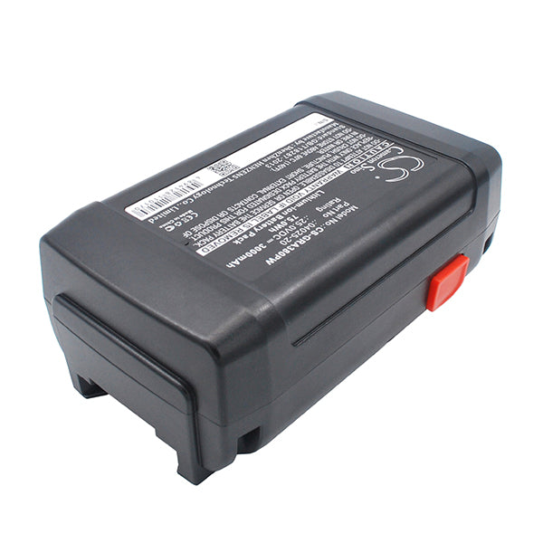 Cameron Sino Gra380Pw 3000Mah Battery For Gardena Lawn Mowers