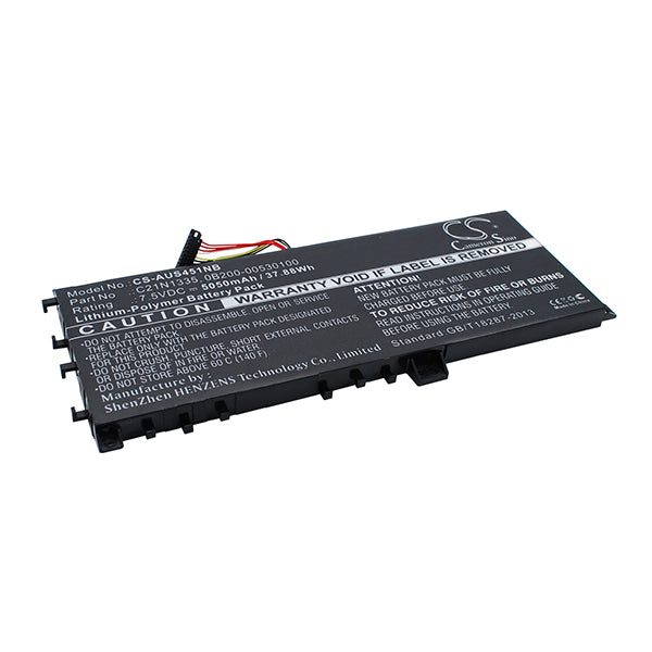 Cameron Sino Aus451Nb 5050Mah Battery For Asus Notebook Laptop
