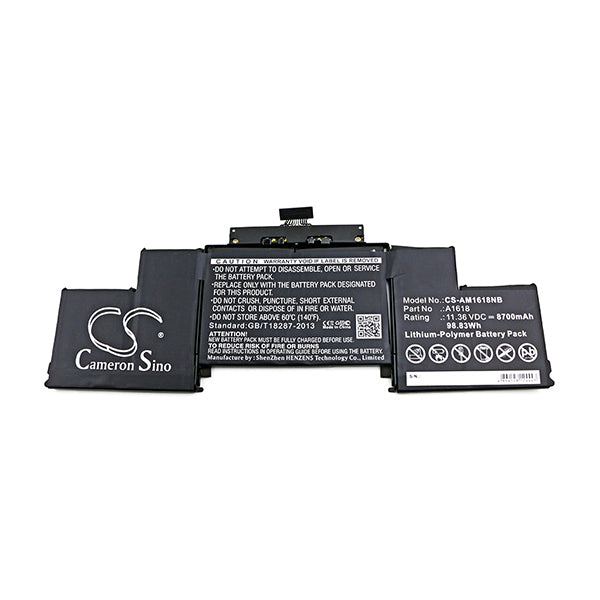 Cameron Sino Am1618Nb 8700Mah Battery For Apple Notebook Laptop