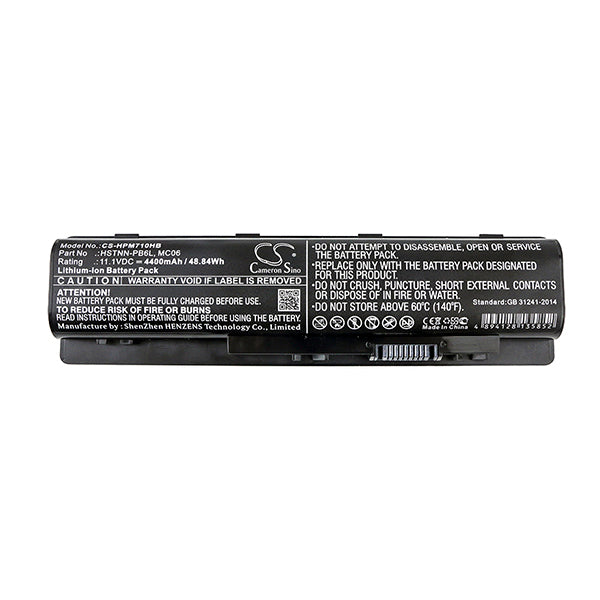 Cameron Sino Hpm710Hb 4400Mah Battery For HP Notebook Laptop