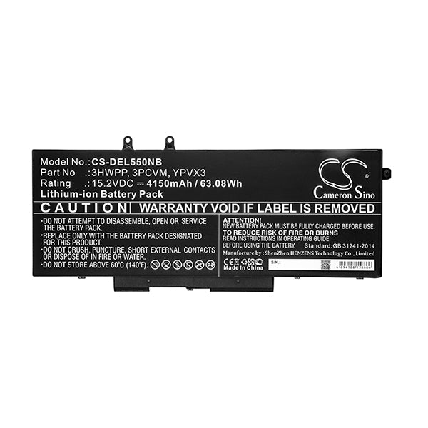 Cameron Sino Del550Nb 4150Mah Battery For Dell Notebook Laptop