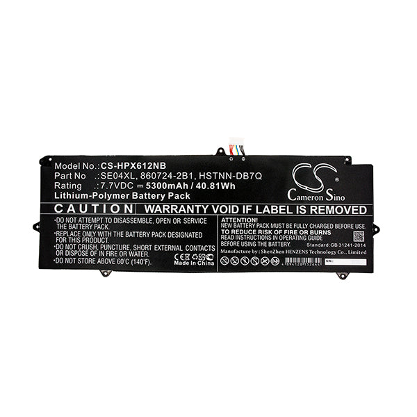 Cameron Sino Hpx612Nb 5300Mah Battery For HP Notebook Laptop