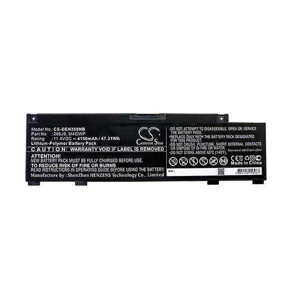 Cameron Sino Den359Nb 4150Mah Battery For Dell Notebook Laptop