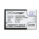 Cameron Sino Fkd168Sl 1200Mah Battery Fukuda Teltonika Equipment