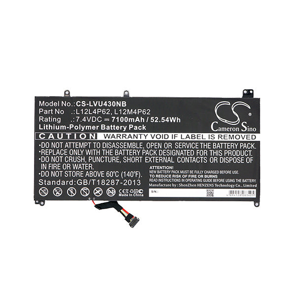 Cameron Sino Lvu430Nb 7100Mah Battery For Lenovo Notebook Laptop