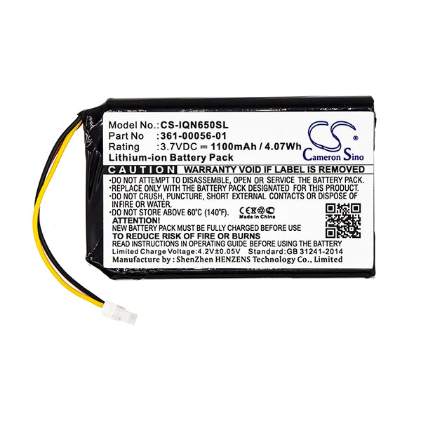Cameron Sino Iqn650Sl Replacement Battery For Garmin Gps Navigator