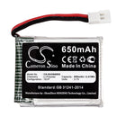 Cameron Sino Shx800Rx 650Mah Replacement Battery For Skyhunter Drones