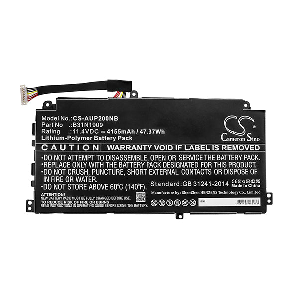 Cameron Sino Aup200Nb 4155Mah Battery For Asus Notebook Laptop