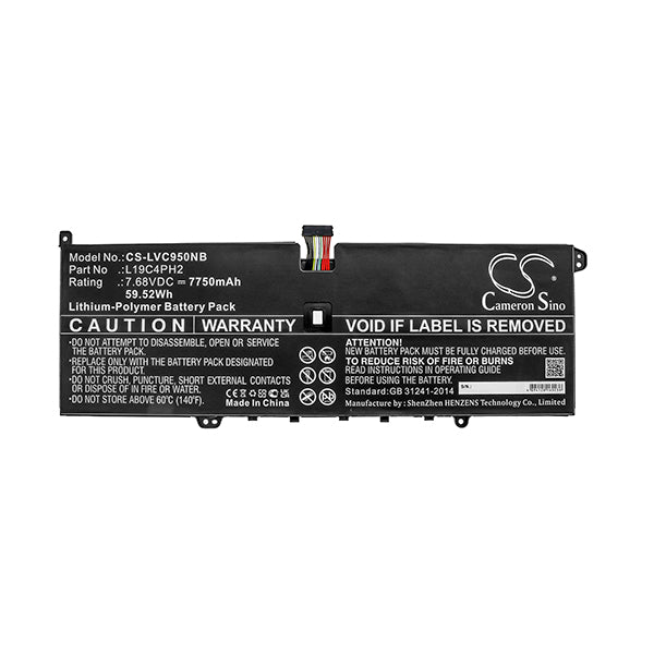 Cameron Sino Lvc950Nb 7750Mah Battery For Lenovo Notebook Laptop