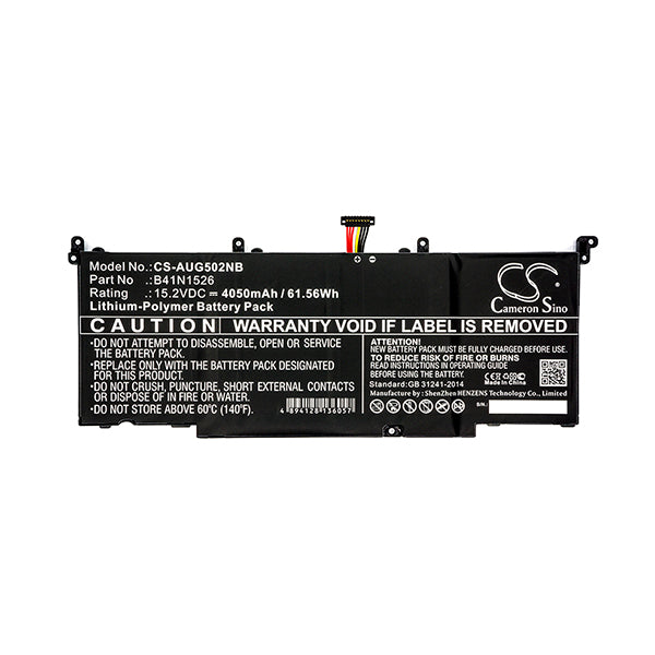 Cameron Sino Aug502Nb 4050Mah Battery For Asus Notebook Laptop