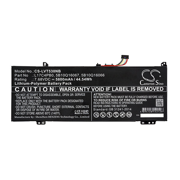 Cameron Sino Lvt530Nb 5800Mah Battery For Lenovo Notebook Laptop
