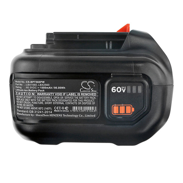 Cameron Sino Bpt560Pw 1500Mah Battery For Black And Decker Lawn Mowers