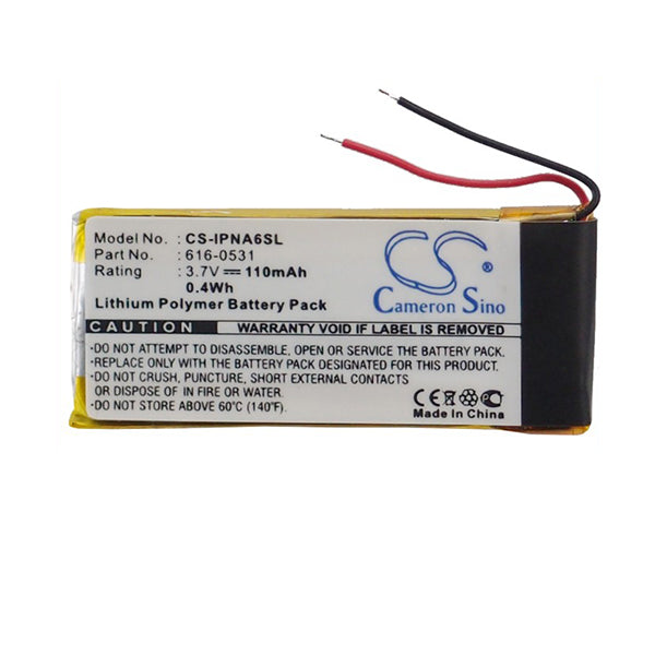 Cameron Sino Ipna6Sl 110Mah Battery For Apple Media Player