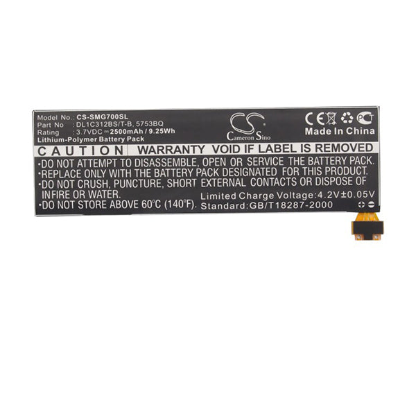 Cameron Sino Smg700Sl 2500Mah Battery For Samsung Media Player