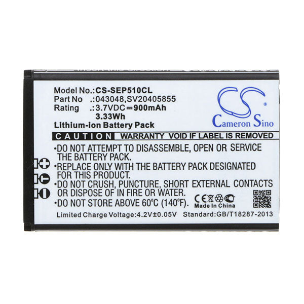 Cameron Sino Sep510Cl 900Mah Battery For Swissvoice Cordless Phone