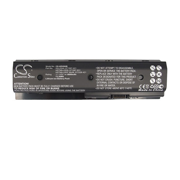 Cameron Sino Hdv6Hb 6600Mah Battery For HP Notebook Laptop