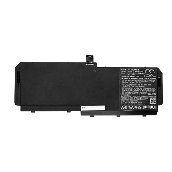 Cameron Sino Hpz175Nb 8200Mah Battery For HP Notebook Laptop