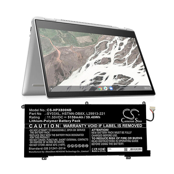 Cameron Sino Hpx800Nb 5150Mah Battery For HP Notebook Laptop