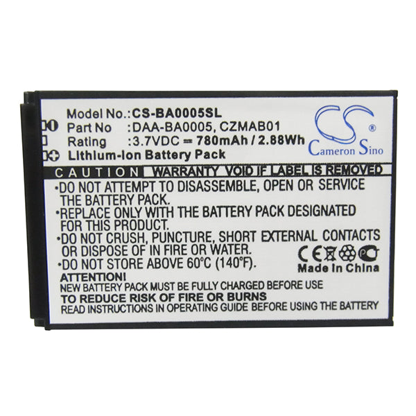 Cameron Sino Ba0005Sl 780Mah Battery For Creative Media Player