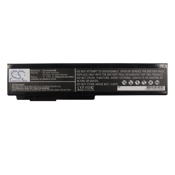 Cameron Sino Aub43Nb 4400Mah Battery For Asus Notebook Laptop