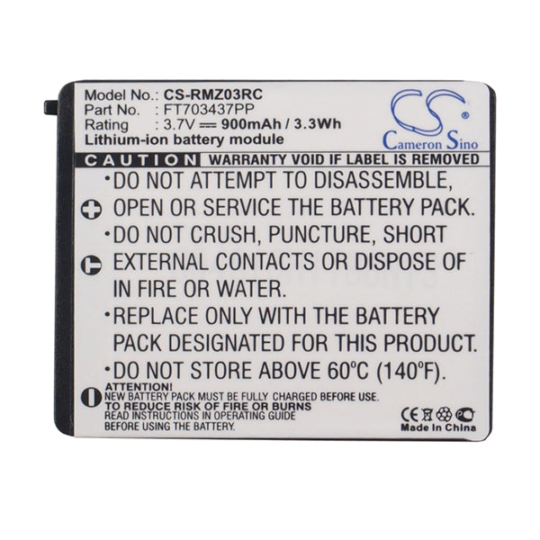 Cameron Sino Rmz03Rc 900Mah Battery For Razer Keyboard Mouse
