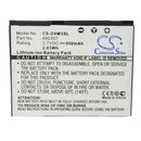 Cameron Sino Dxm3Sl 550Mah Battery For Delphi Media Player