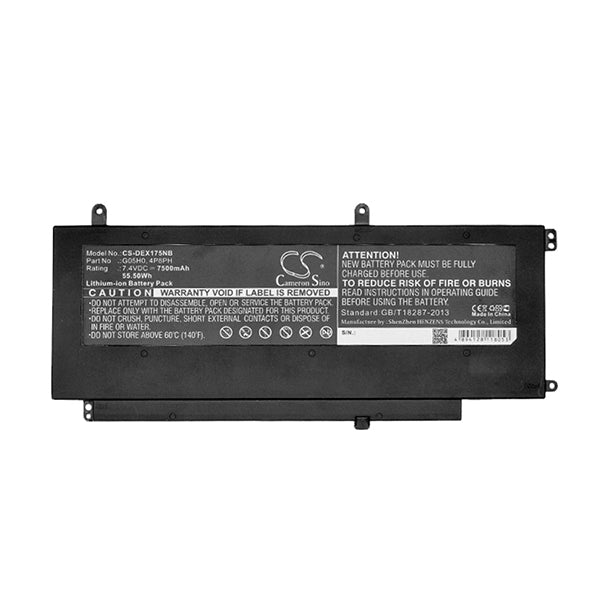 Cameron Sino Dex175Nb 7500Mah Battery For Dell Notebook Laptop