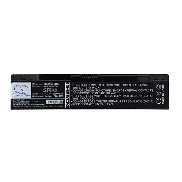 Cameron Sino Snc310Hb 6600Mah Battery For Samsung Notebook Laptop
