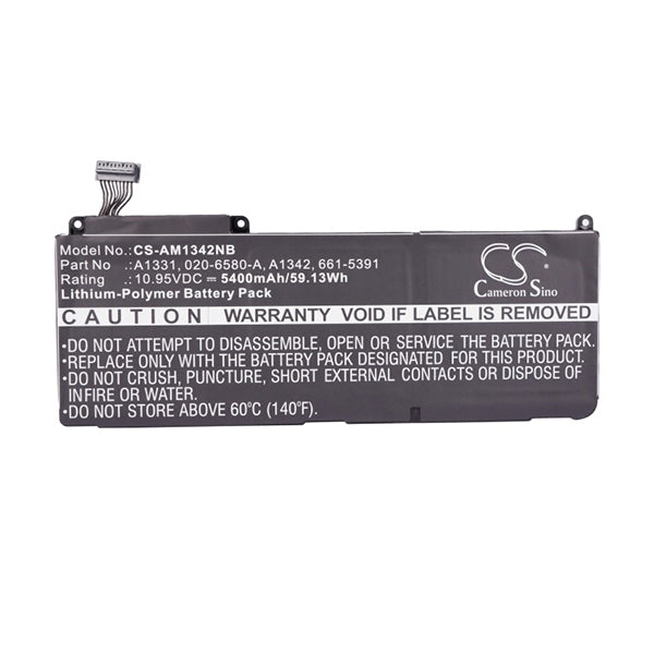 Cameron Sino Am1342Nb 5400Mah Battery For Apple Notebook Laptop