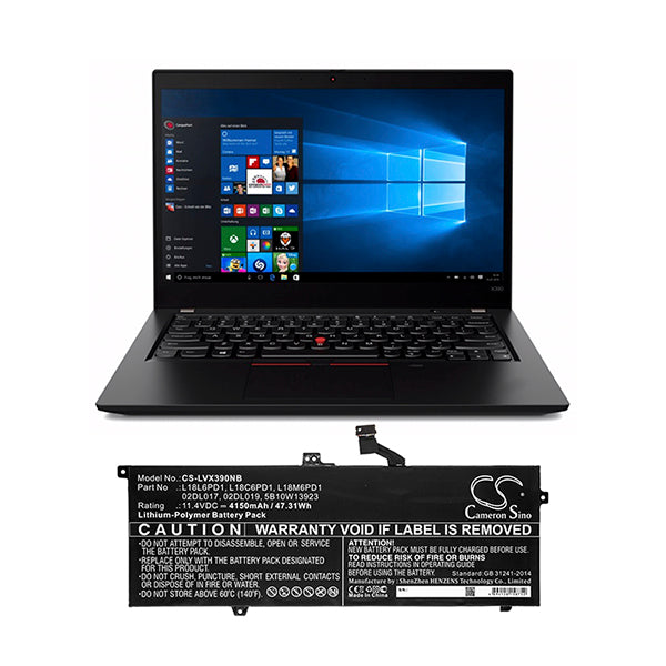 Cameron Sino Lvx390Nb 4150Mah Battery For Lenovo Notebook Laptop