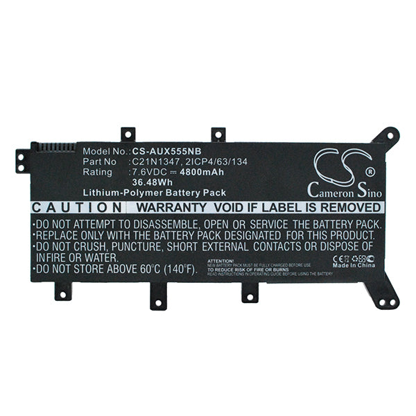 Cameron Sino Aux555Nb 4800Mah Battery Asus Notebook Laptop