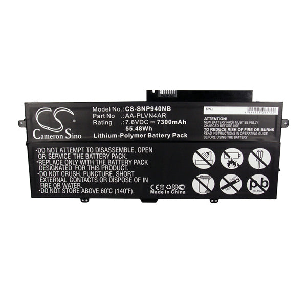 Cameron Sino Snp940Nb 7300Mah Battery For Samsung Notebook Laptop