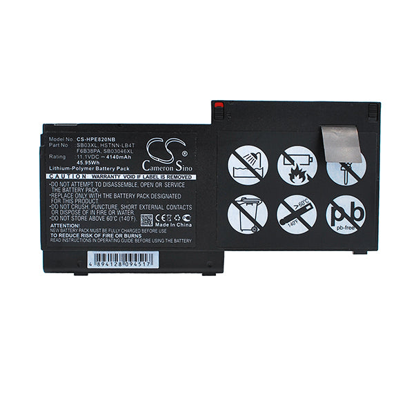Cameron Sino Hpe820Nb 4140Mah Battery For HP Notebook Laptop