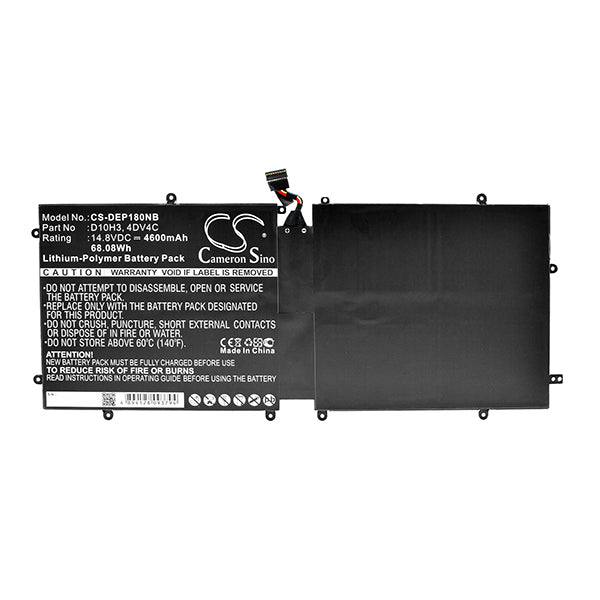 Cameron Sino Dep180Nb 4600Mah Battery For Dell Notebook Laptop