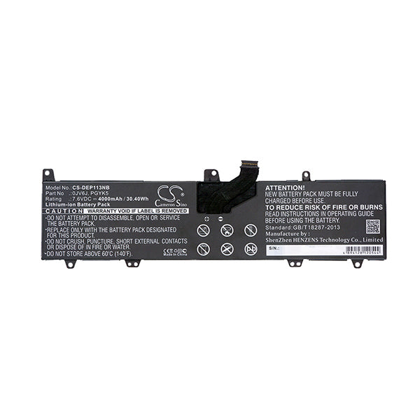 Cameron Sino Dep113Nb 4000Mah Battery For Dell Notebook Laptop