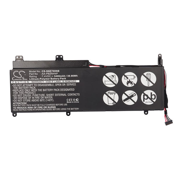 Cameron Sino Sne700Nb 5400Mah Battery For Samsung Notebook Laptop