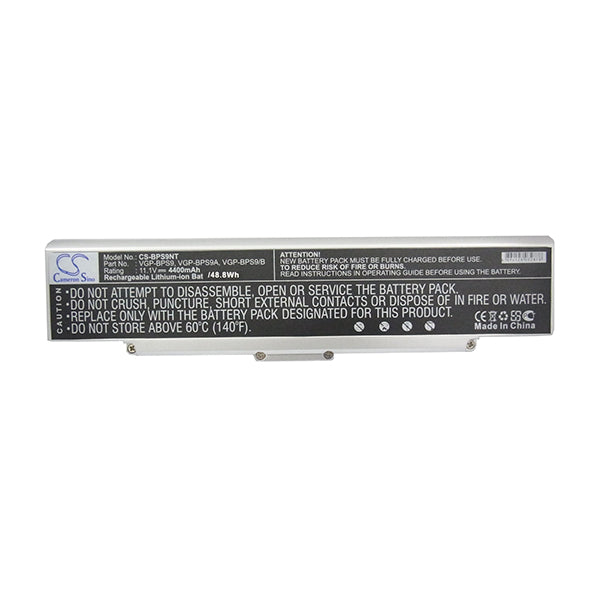 Cameron Sino Bps9Nt 4400Mah Battery For Sony Notebook Laptop