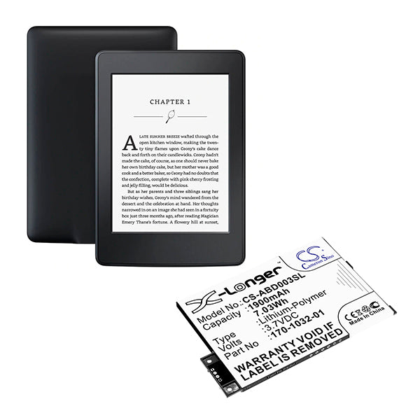 Cameron Sino Abd003Sl Replacement Battery For Amazon Ebook E Reader