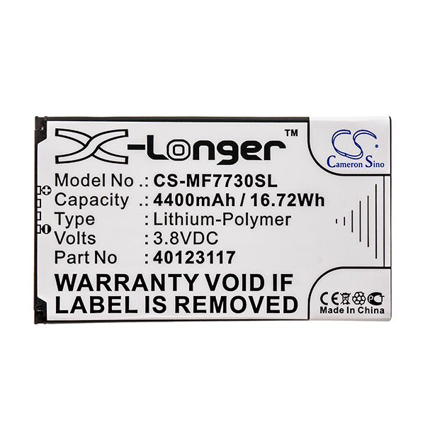 Cameron Sino Mf7730Sl 4400Mah Battery For Novatel Wireless Hotspot