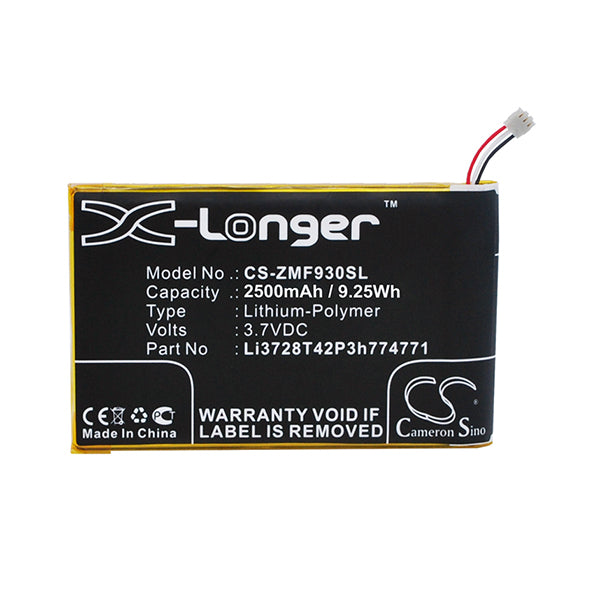 Cameron Sino Zmf930Sl 2500Mah Battery For Tmobile Vodafone Zte Hotspot