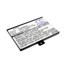 Cameron Sino Bnr005Sl Battery For Barnes And Noble Ebook E Reader