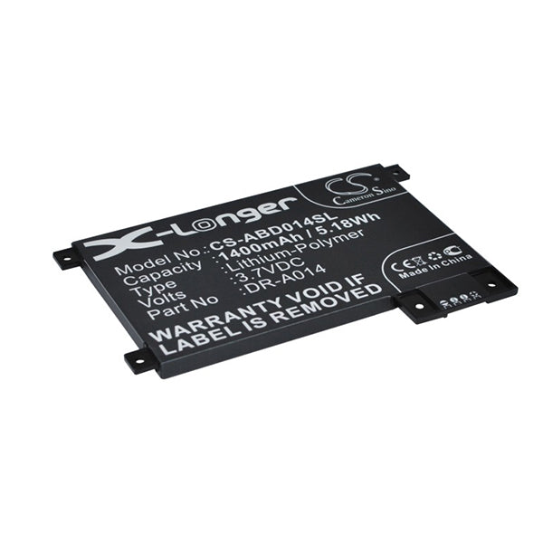 Cameron Sino Abd014Sl Replacement Battery For Amazon Ebook E Reader