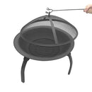 Round Portable Fire Pit