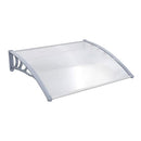 Door Canopy Grey Polycarbonate